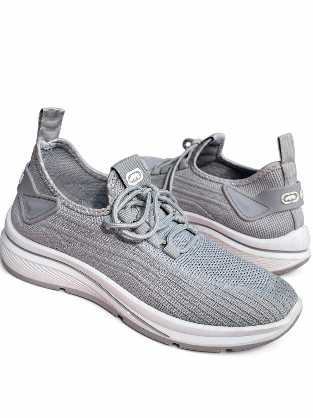 Ecko Red Knit Lace Up Sneaker Gray Women's Size 7